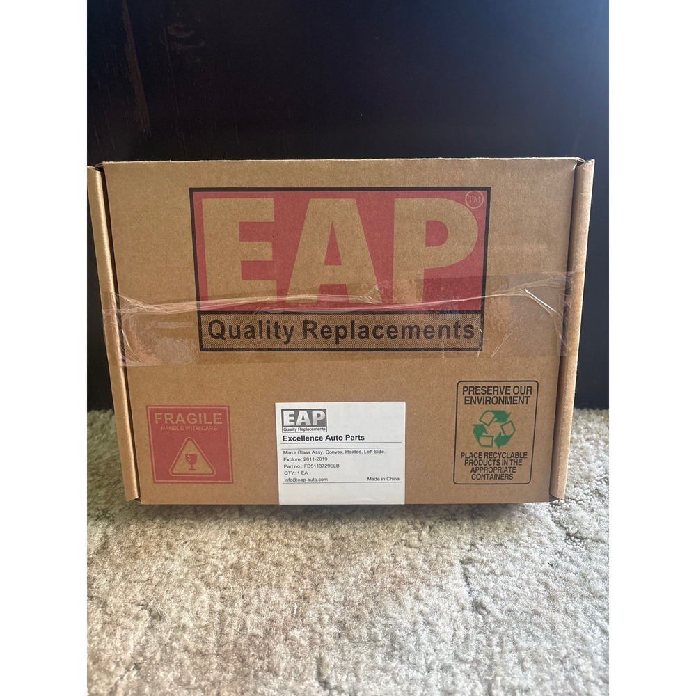 EAP Heated Convex Mirror Glass Ford Explorer 2011-2019 OS Clear NEW FD5113729ELB